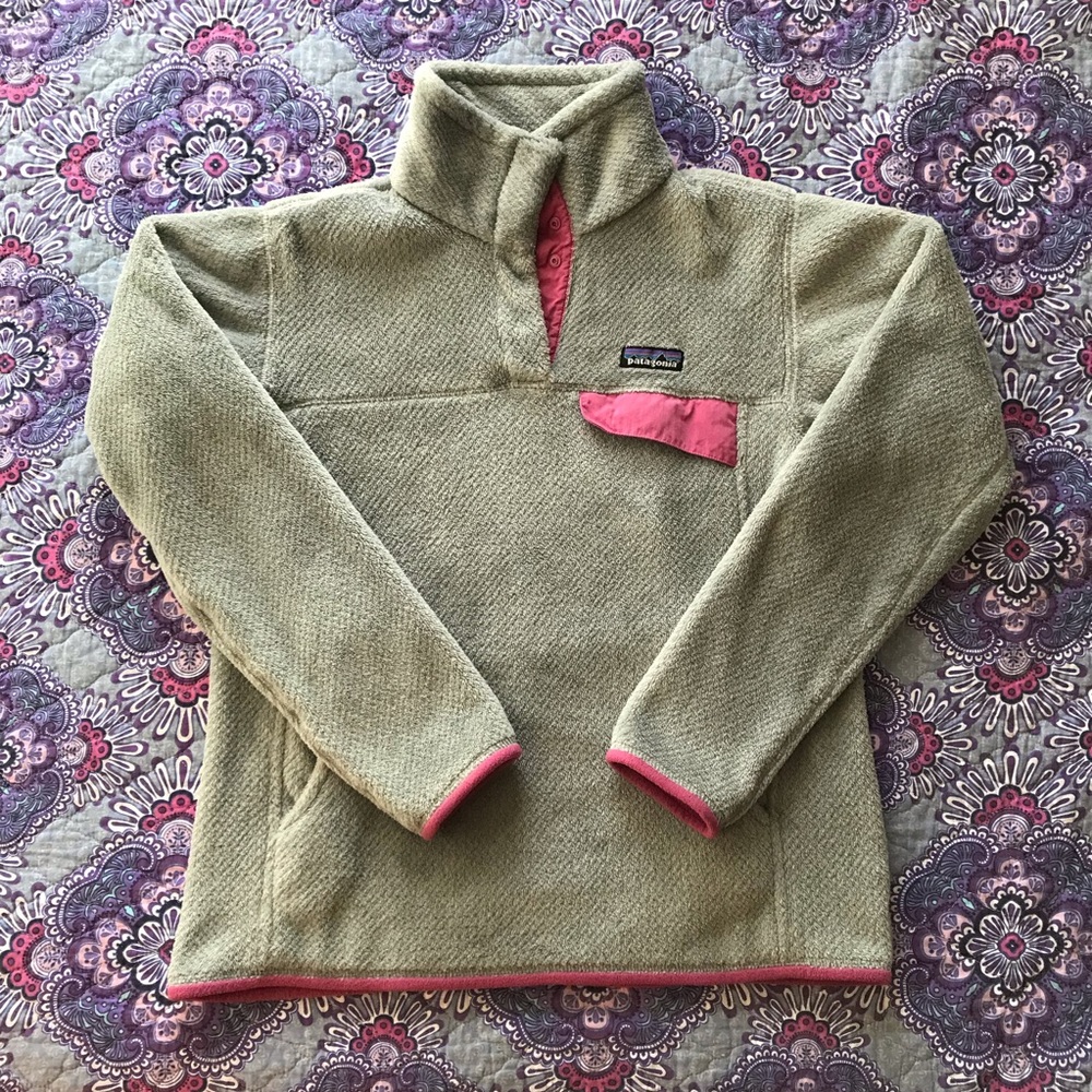 Patagonia fleece pullover, size M